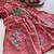 Onion pink georgette printed saree with floral print