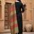 Black women ethnic motifs regular liva kurta with palazzos & with dupatta
