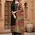 Black women ethnic motifs regular liva kurta with palazzos & with dupatta