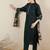 Green women embroidered regular kurta with trousers &  dupatta