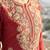 Maroon women floral embroidered thread work kurta