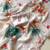 Multicolor satin printed saree with floral print