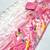 Multicolor satin printed saree with floral print