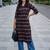 Black women ethnic motifs printed kurta
