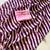 Multicolor satin printed saree with stripes print