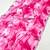 Pink satin printed saree with floral print