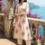 Off white women floral printed floral kurta