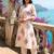 Off white women floral printed floral kurta