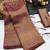 Coffee silk blend woven saree with zari work