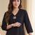 Black women regular liva kurta with trousers