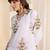 White women floral printed regular pure cotton kurta with trousers