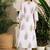 White women floral printed regular pure cotton kurta with trousers