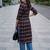 Black women ethnic motifs printed kurta