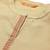Beige yoke design thread work kurta with trousers & dupatta