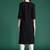 Black women ethnic motifs embroidered thread work kurta