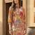 Multicolor women floral printed regular pure cotton multicolor kurta with trousers