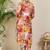 Multicolor women floral printed regular pure cotton multicolor kurta with trousers