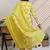 Lime green women floral printed regular pure cotton kurta with trousers & with dupatta