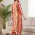 Multicolor women printed regular pure cotton kurta with palazzos