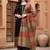 Black women regular patchwork liva kurta with palazzos & with dupatta