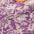 Purple floral printed pure cotton kurta
