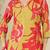 Green women floral printed regular kurta with trousers