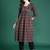 Black women ethnic motifs printed a-line kurtas