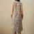 Multicolor women printed regular multicolor color pure cotton kurta with trousers