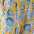 Yellow women floral printed regular kurta with trousers