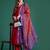Red kurta with trousers & with dupatta