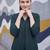Green women regular kurta with trousers