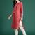 Pink women leheriya printed kurta