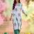 White women floral printed floral kurta