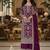 Wine color girlie butterfly net ceremonial salwar kameez for glamorous looks