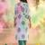 White women floral printed kurta