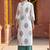 White women floral printed floral kurta