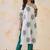 White women floral printed floral kurta