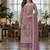 Purple color girlie butterfly net ceremonial salwar kameez for glamorous looks