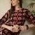 Black women ethnic motifs printed kurta