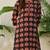 Black women ethnic motifs printed kurta