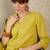 Olive women solid kurta with trouser