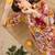 Yellow women floral printed regular pure cotton kurta with trousers