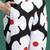 Black black and white floral printed pure cotton  kurta with trousers