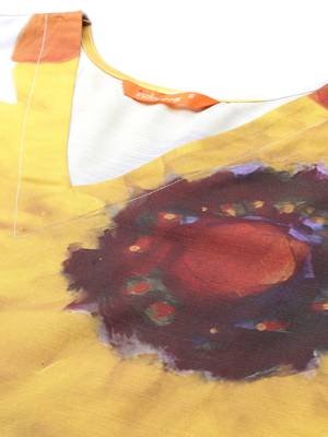 Off white floral printed kurta with trousers 2