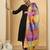 Black women regular kurta with trousers & with dupatta
