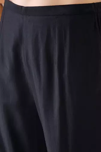 Black women regular liva kurta with trousers