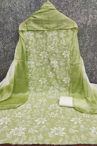 Green color designer printed ethnic partywear salwar kameez