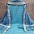 Blue color wevon designer ethnic partywear salwar kameez