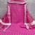 Pink color wevon designer ethnic partywear salwar kameez