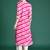 Pink leheriya printed mirror work kurta